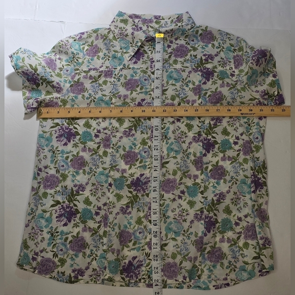 Homemade Vintage Short Sleeve Floral Shirt - Picture 3 of 12